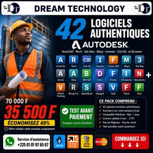 Pack Autodesk 42 logiciels