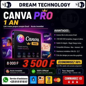 Canva Pro 1 an